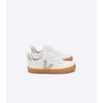 Kids' Veja V-10 CWL Shoes White/Beige | SG 782AHK